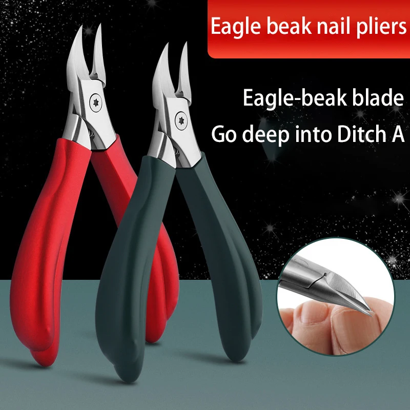 

Thick nail clippers for hard nails, high-quality single stainless steel nail clippers, household toenail clippers nail art tools
