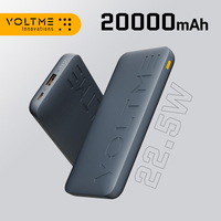 VOLTME Portable Charger 22.5W 20000mAh Power Bank Fast Charging PD3.0 Quick Charge External Battery Pack For iPhone 15 Pro Max