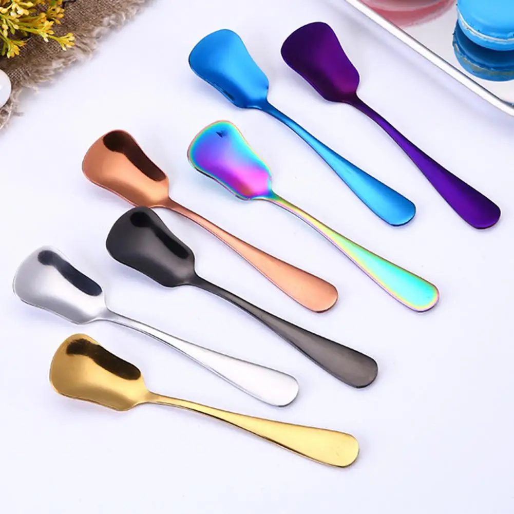 

Stainless Steel Spoon Shovel Long Handle Cake Soup Salad Ice Cream Scoop Coffee Spoon Kitchen Dessert Tea Tableware Utensils