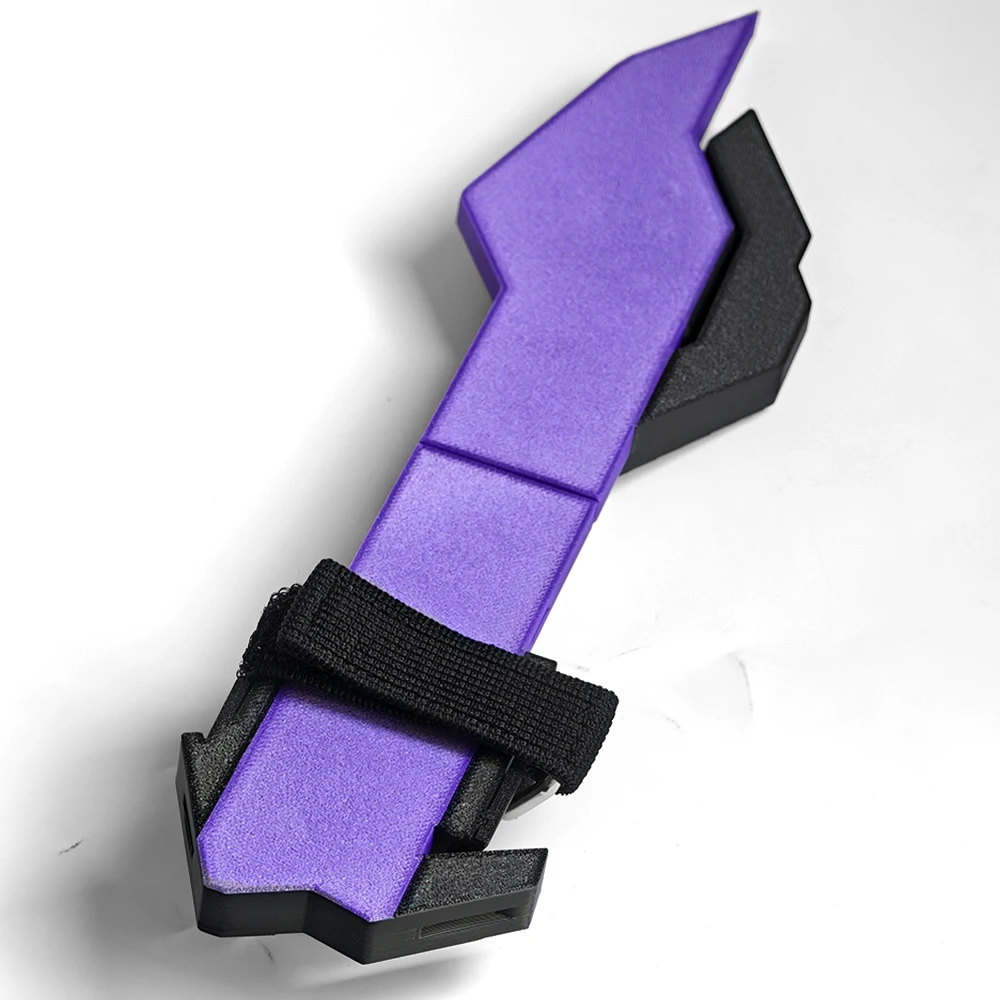 NEU Skibidi TV-man Blade Cosplay-Requisite Lila TV-Blade 3D-gedruckte Toiletten-Requisite Party-Kostüm-Requisite Heimdekoration – Detail 3