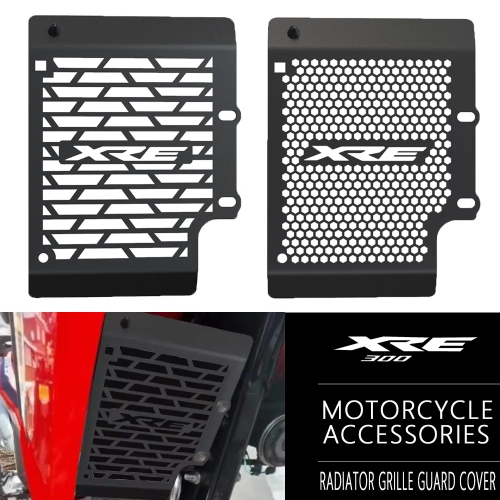 For Honda XRE300 XRE 300 2016 2017 2018 2019 2020 2021 2022 2023 Motorcycle Radiator Grill Guard Protector Cover Mesh Protection