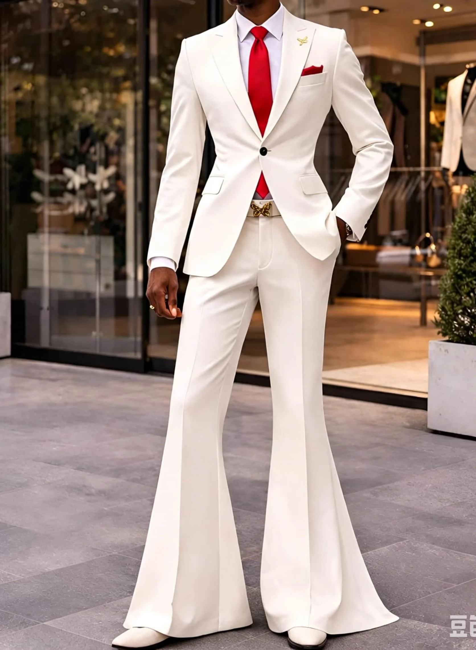 Gwenhwyar Men's Two-Piece Suit Set, Casual High-Quality Blazer and Pants, Suitable for All Seasons, Business, Party, Office Wear