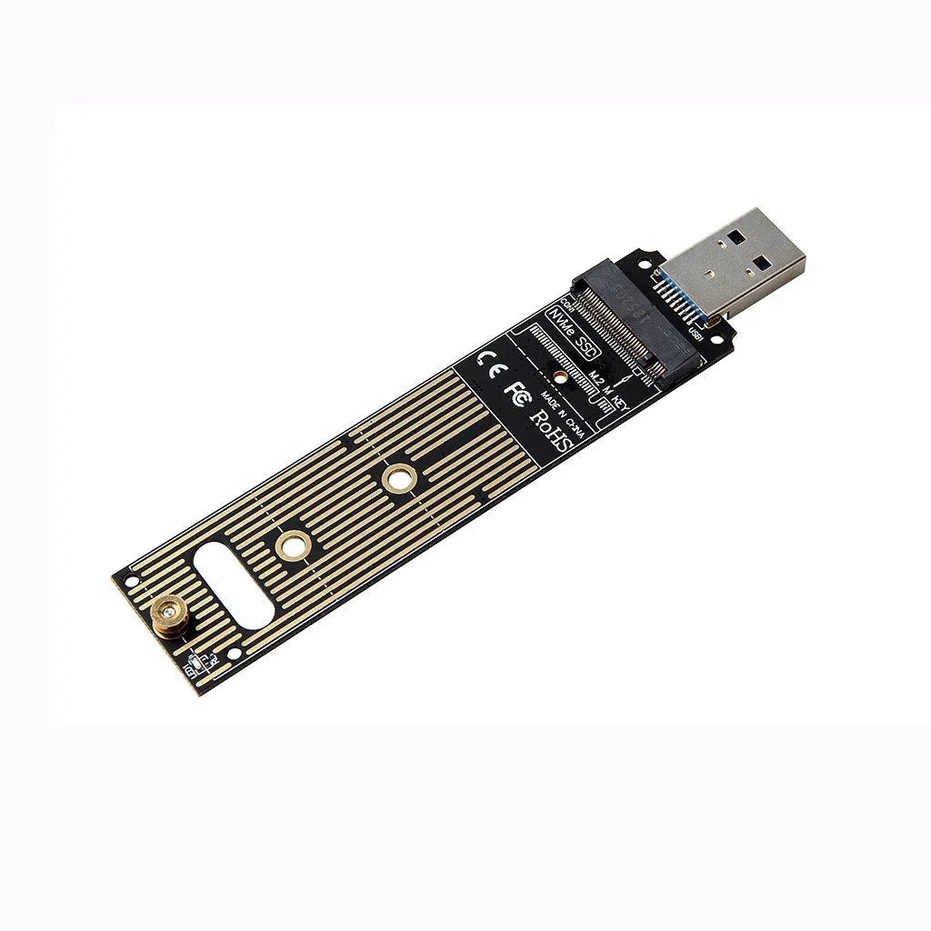 M.2 NVME SSD to USB 3.1 Adapter PCI-E to USB-A 3.0 Internal Converter Card JMS583 Chip 10Gbps USB3.1 Gen 2 for PCI-E/M.2 SSD