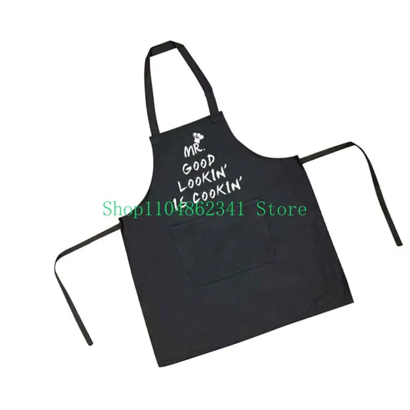 5asd Adjustable Bib Apron Kitchen Cooking Aprons Unisex Black Aprons Chefs Aprons Gift