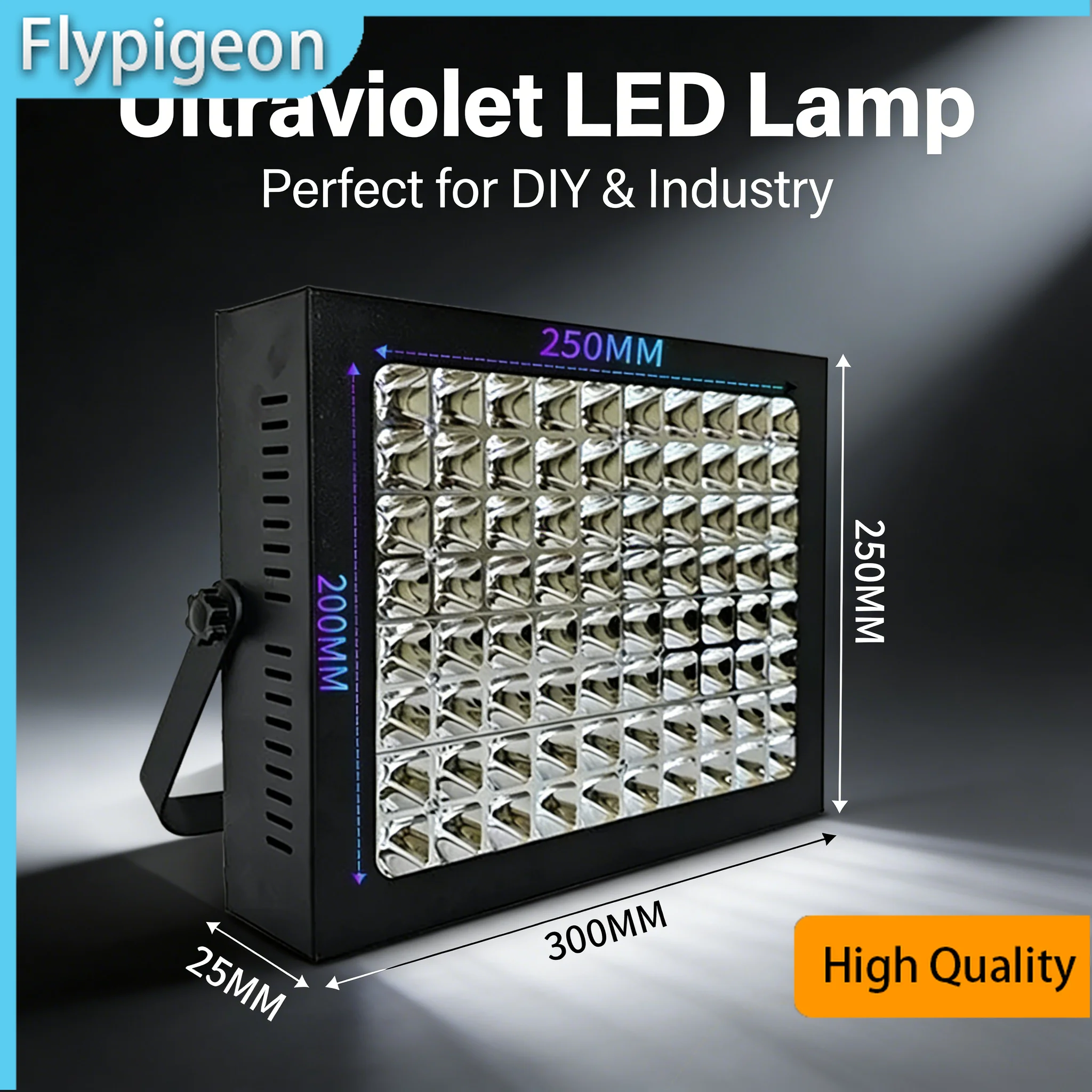 

LED Ultraviolet Flashlight UV Curing Lamp for Money Detecting Amber Testing Resin Dry 365nm 395nm 405nm