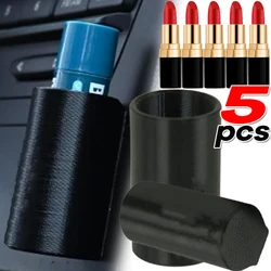 Car Lipstick Holder Portable Silicone Small Item Organiser Dashboard Self-Adhesive Sticker Interior Accessories Mount Unisex