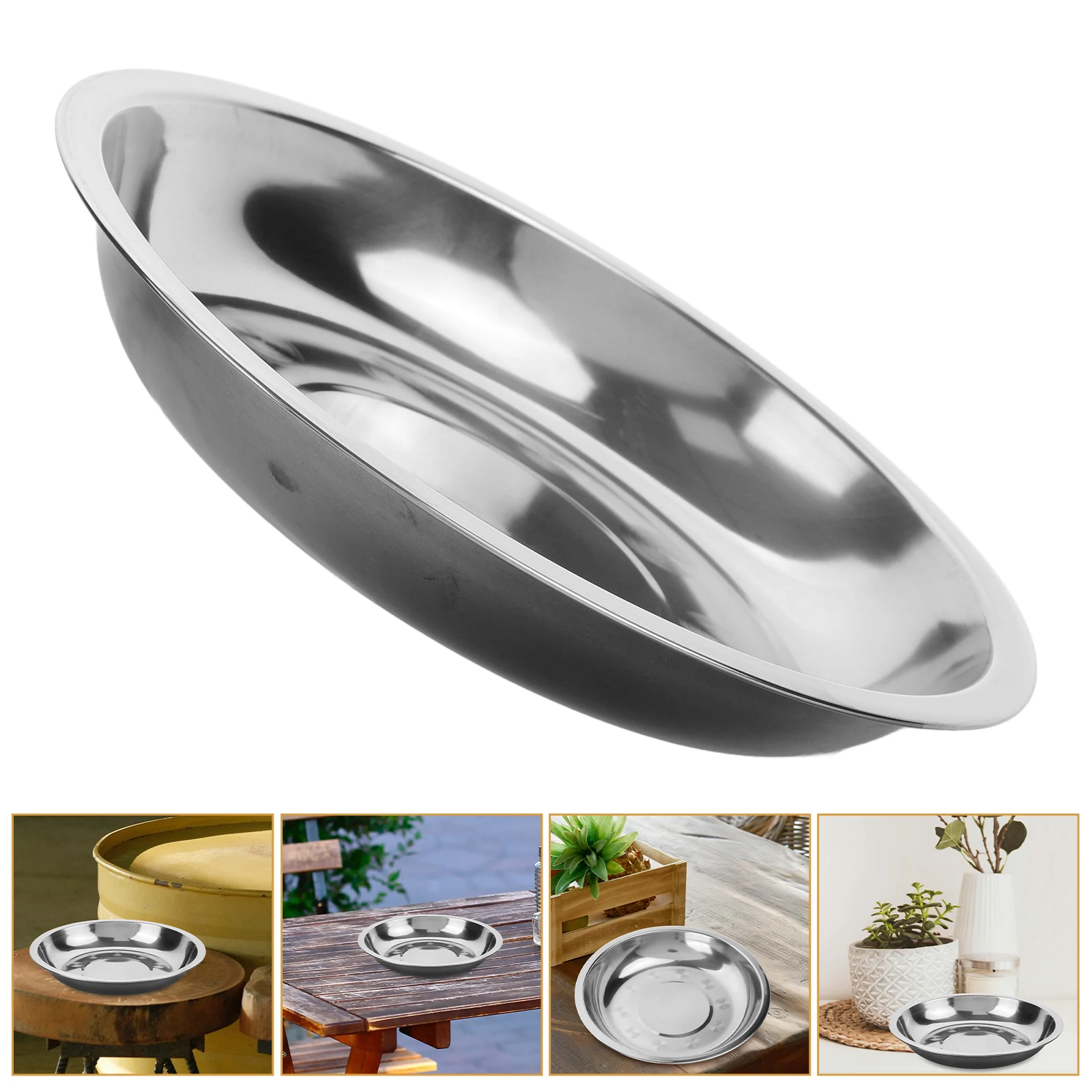 

Stainless Steel Ashtray Outdoor Trash Can Receptacle Square Butt Container Property Accessories Easy Replacement