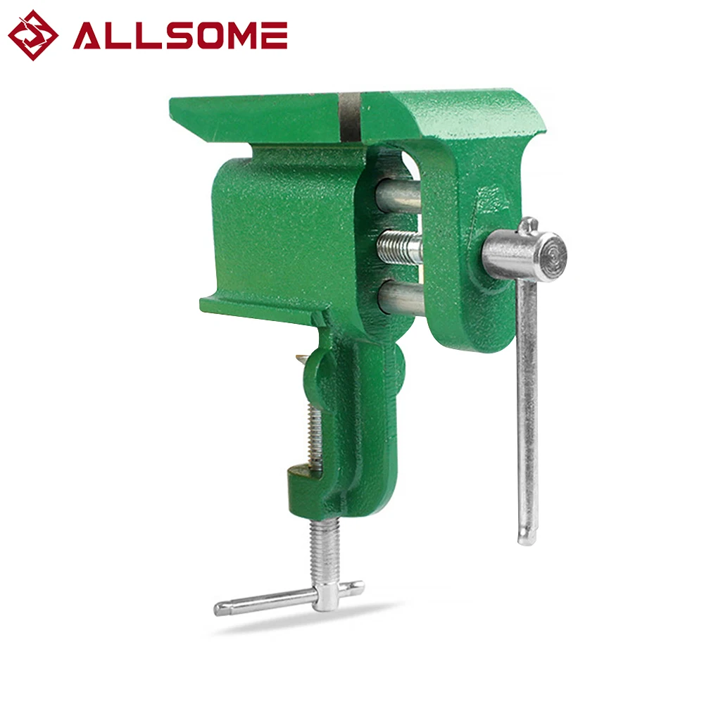 

ALLSOME Mini Bench Vise With Large Anvil Table Multifunctional Vise Plane Tapping Pliers Fixture DIY Householding Hand Tools