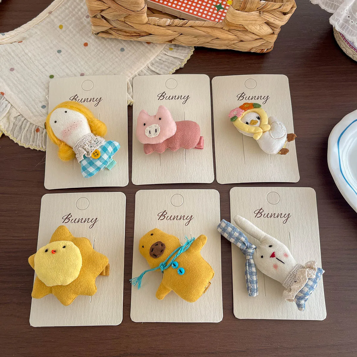 

1pc Cute Cartoon Animal Hairpin Sweet Girl Bangs Side Clip Hairpin Barrettes Headwear Hair Clip Children's Hair Accessories Gift