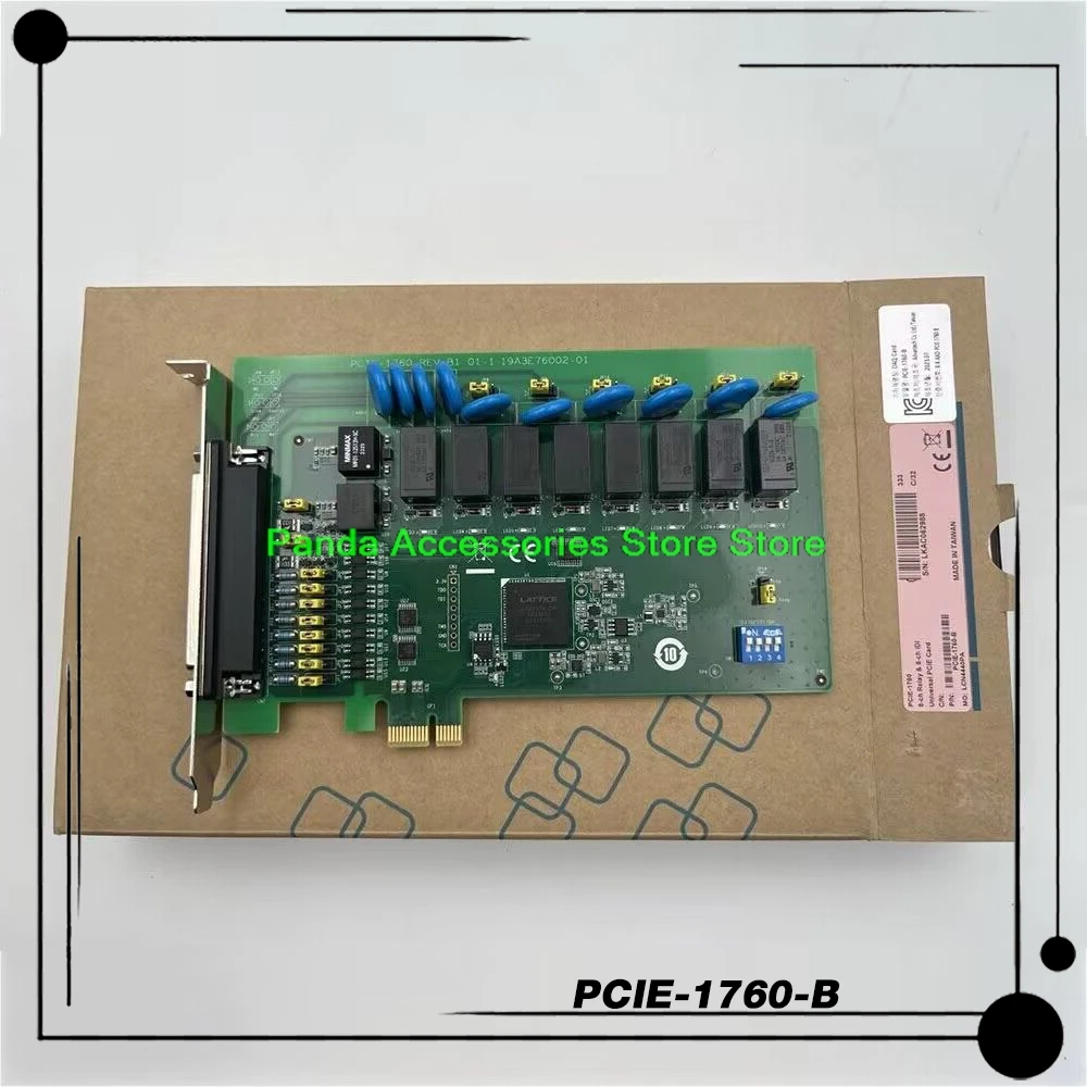 

For Advantech PCIE-1760 REV.B1 8-Channel PCI Express Bus Relay Output and Isolation Input Card PCIE-1760-B