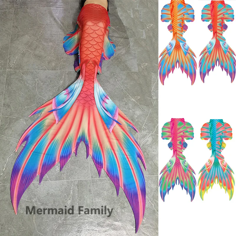 Good Quality Professional Mermaid Costume Can Fit Silicone Monofin Fish Tail Swimmable Swimsuit Dress for Swimming Drop Shipping