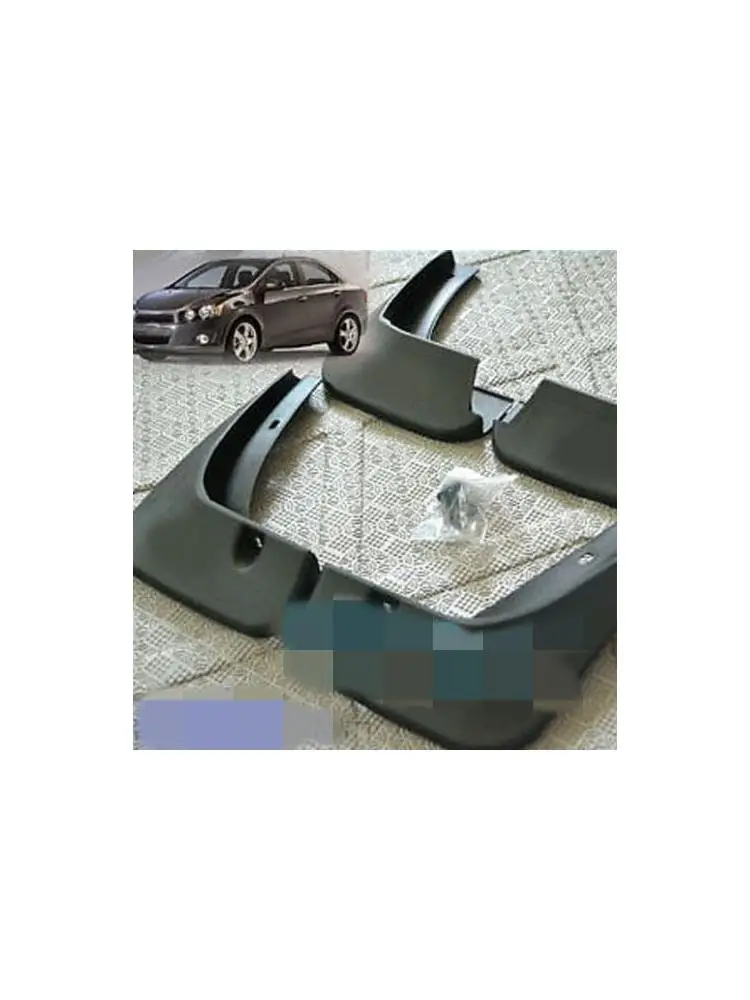 4 sztuk/zestaw nadające się do CHEVROLET SONIC / AVEO SEDAN klapa błotna osłona rozbryzgowa błotniki — zdjęcie 2