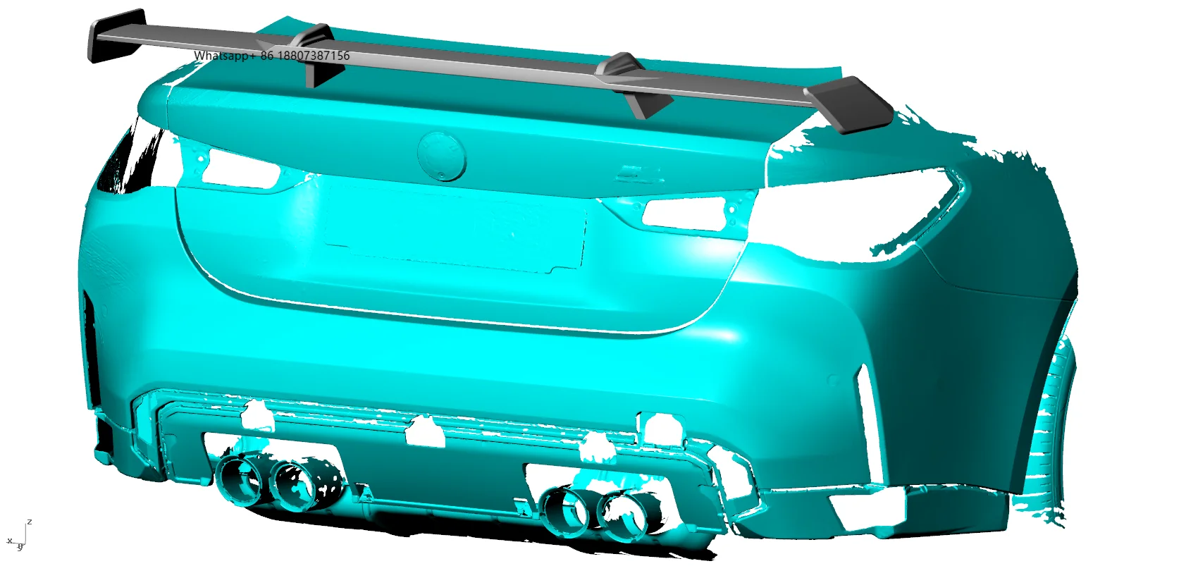 

Dry Carbon Fiber Rear Spoiler forBMW G82 M4 2021-2022