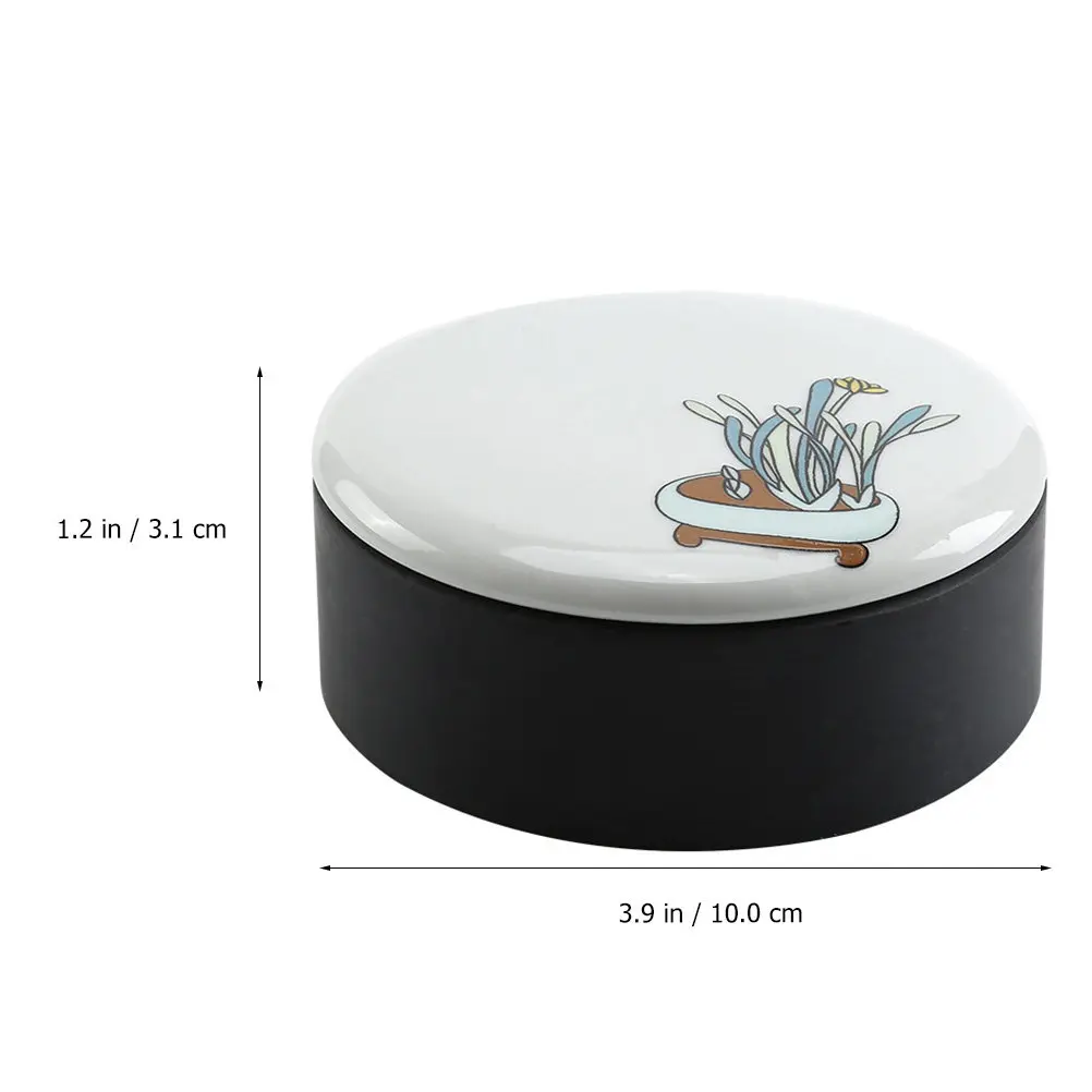 1Pcs Handcrafted Inkstone Grinding Slab with Cover for Chinese Calligraphy Sumi Painting Smooth Ink Stick Grinding Surface view 6