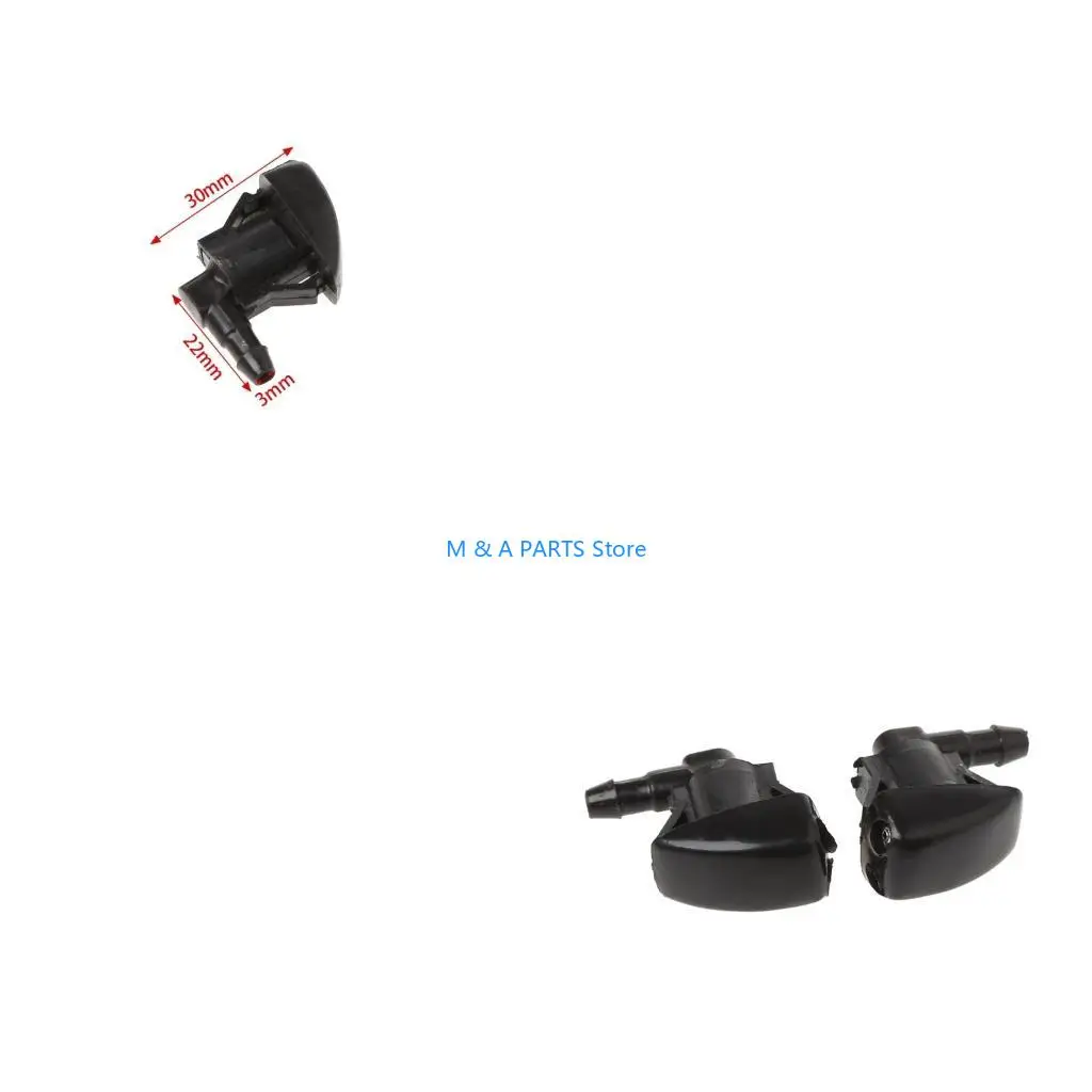 U1JF 2Pcs Car Front Windshield Wiper Washer Nozzle for E120 XV30