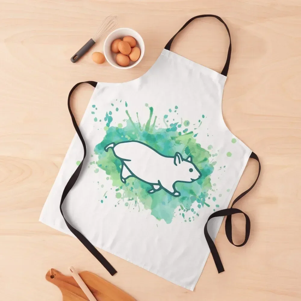 

Hamster Splash Apron with pockets Kitchen Special Accessories Apron