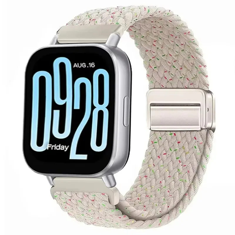 حزام نايلون مغناطيسي 22 ملم لساعة Redmi 5 سوار معصم مرن نشط لساعة Redmi Watch 5 Lite ملحقات حزام الساعات الرياضية #6