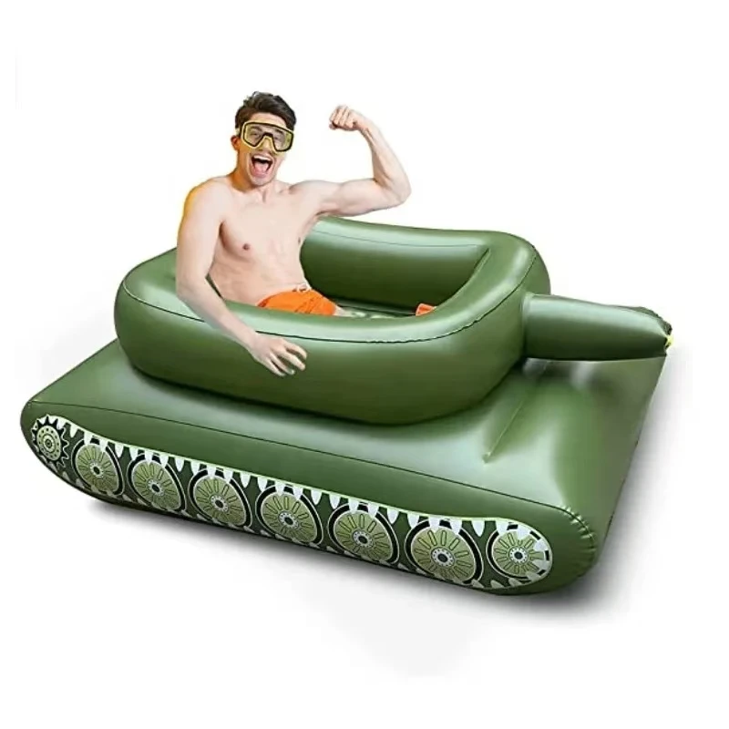 Sommer Aufblasbare Tank Kind PVC Schwimmbad Wasser Jet Große und Starke Auftrieb Schwimm Bett Im Freien Schwimmbad Wasser Spielzeug