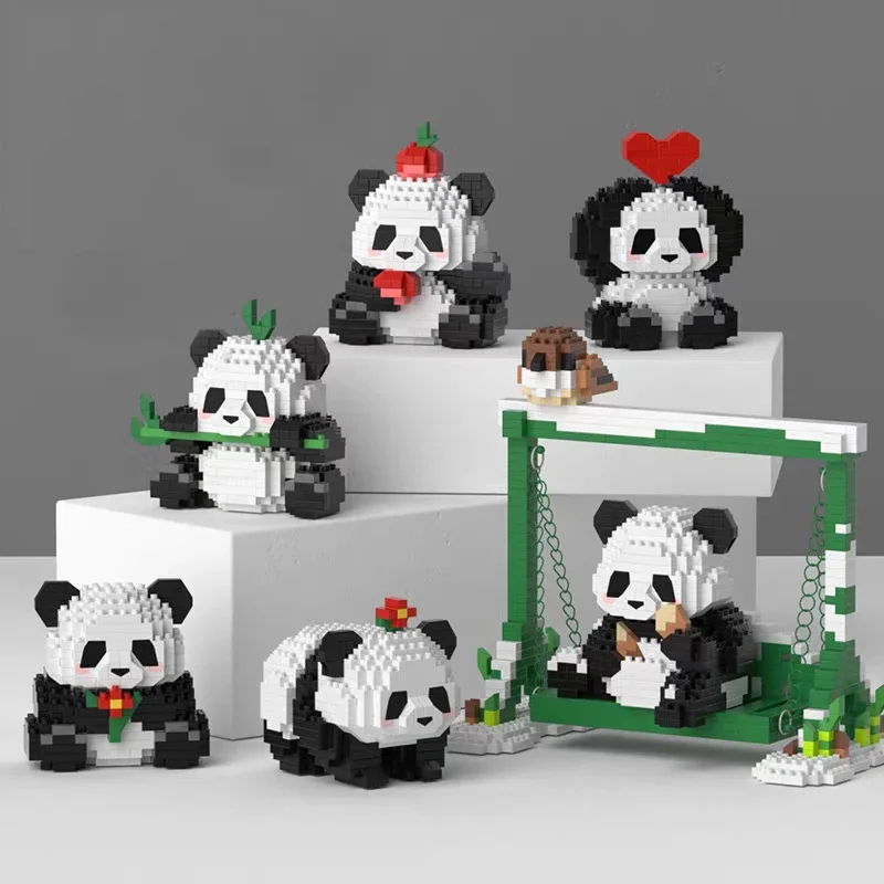 BALODY Kawaii Good Luck Panda Series Jubilant New Year Red Make A Fortune Mascot Delicate Desktop Ornament Kids   Gift