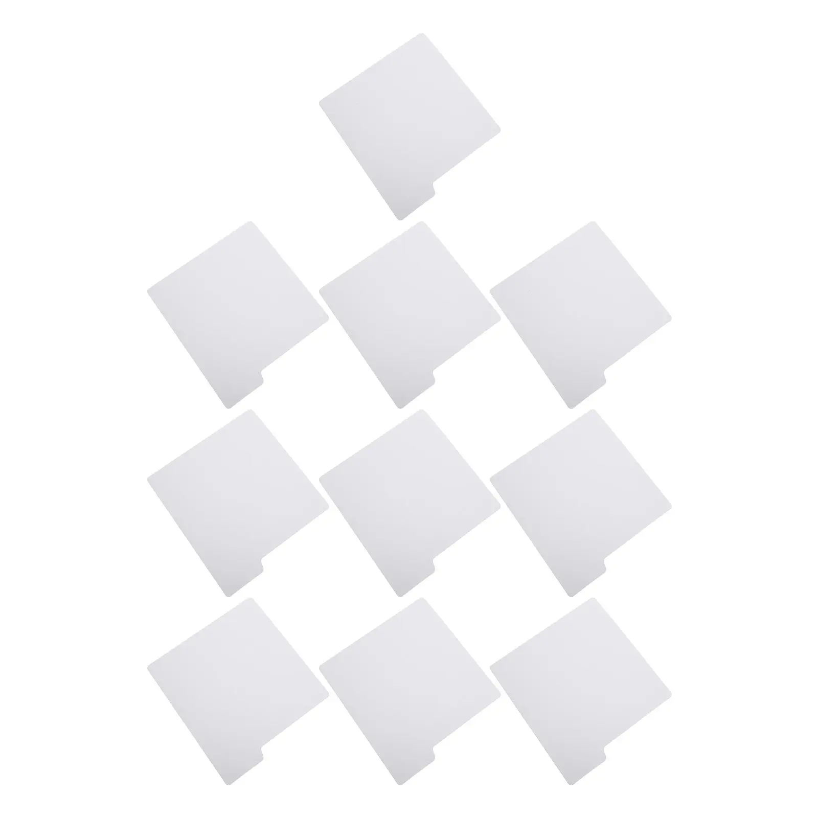 

6Pcs Vinyl Record Dividers 0.75mm Thick Plastic Record Classification Cards for Media Shelf Organizers Home Office Library