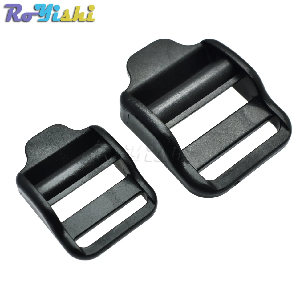 Plastic Ladder Lock Slider Buckle Adjustable for Backpack Straps Webbing 20mm 26mm