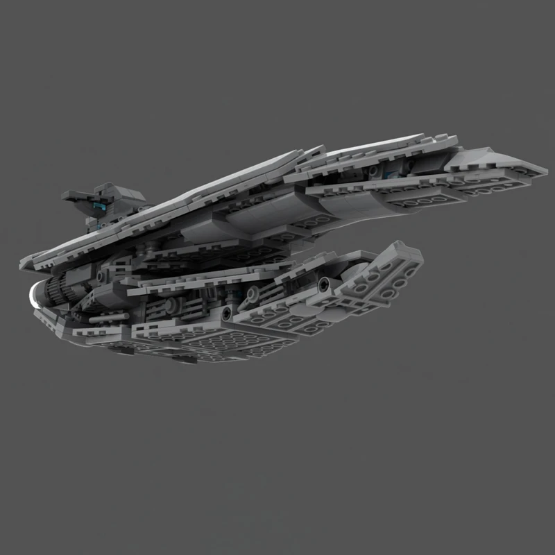 747 PCS Space War Model Leviathan Interdictor-Class Cruiser - MIDI Scale MOC Customize Modular Building DIY Holiday Toy Gifts