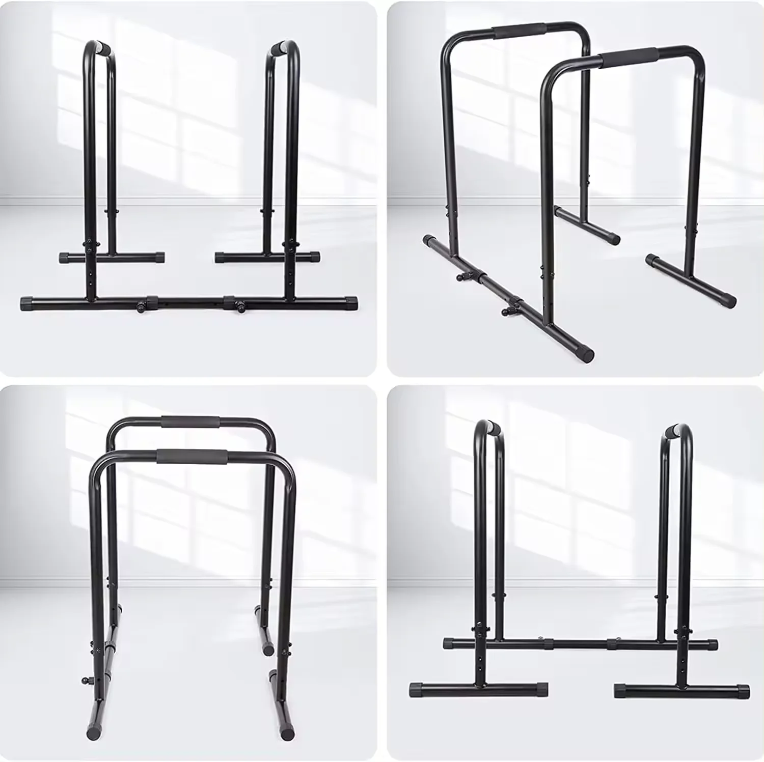 

Dip Stand Single Parallels Bars Height Adjustable Pull up Parallel Bar