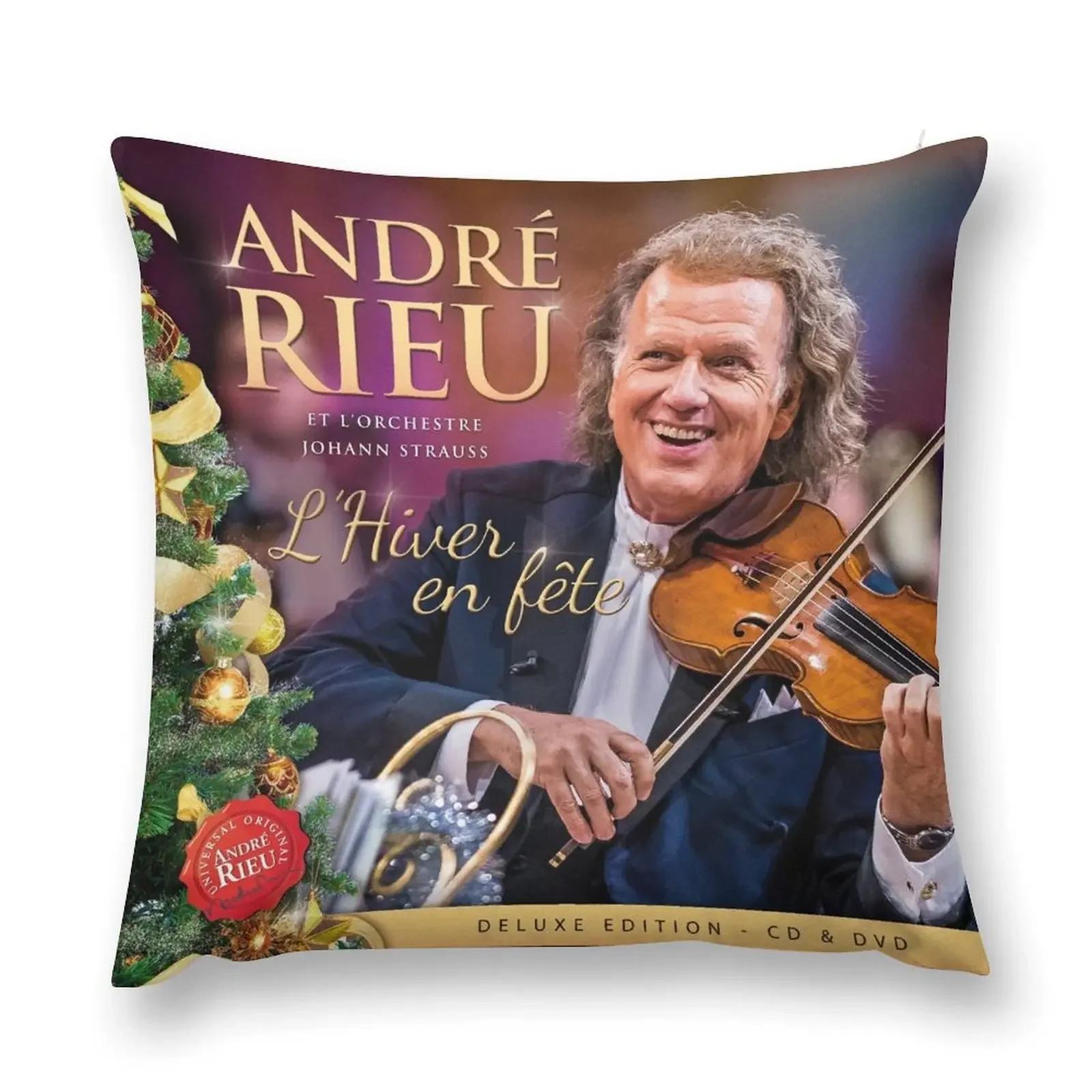 L'Hiver rieu en fete 5 warroe andre Throw Pillow Cushion Cover Luxury Custom Cushion pillow