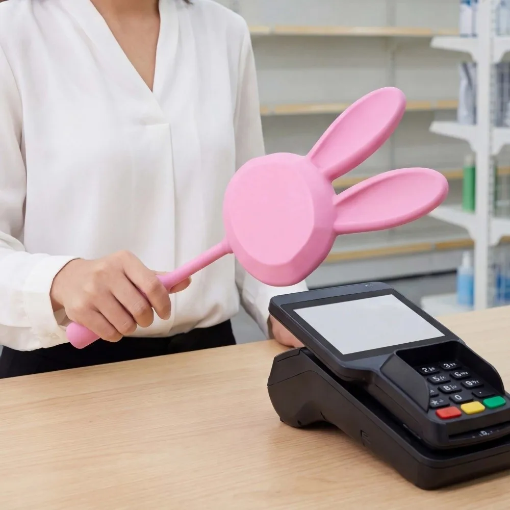 

Креативный 3D-печатный держатель для карт в виде волшебной палочки, портативный, съемный, в форме кролика, легкий, цвета конфет.