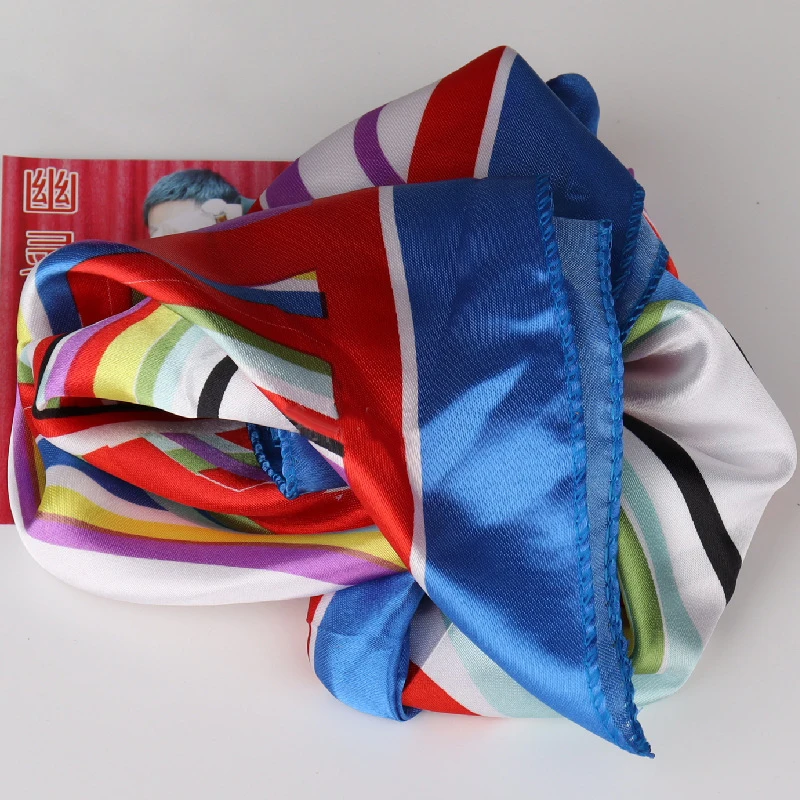 1Pcs High Quality Standing Magic Silk Scarf Magic Trick Silk Magic Scarves Show Magic Props For Magician Accessoriess