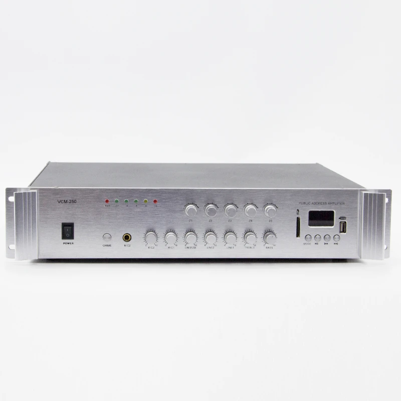 

Professional Power Amplifier with USB standard broadcasting amplifier MP-VCM500 professional audio