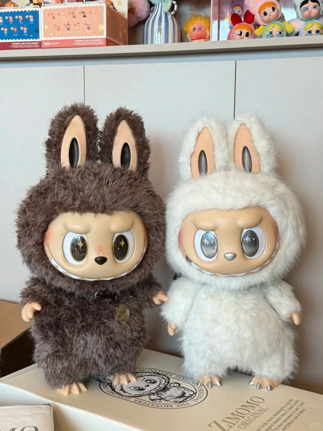 ジモモOriginal高さ40センチ茶色 正規品 ポップマート ジモモ THE MONSTERS I FOUND YOU ANGEL IN