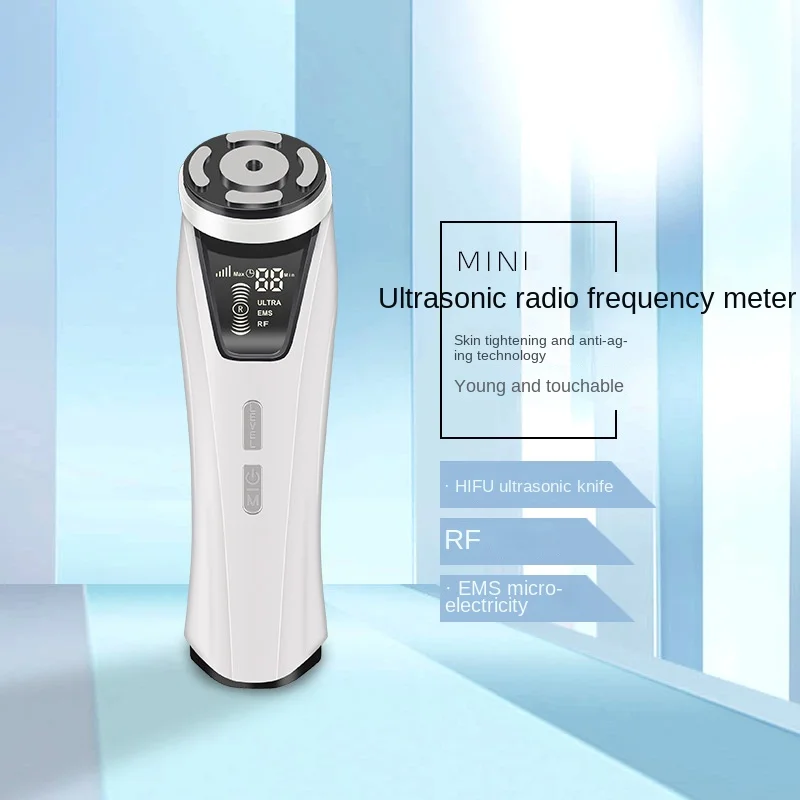 Ultrasonic RF Beauty Instrument EMS Micro Current Import IPL Device Facial Rejuvenation