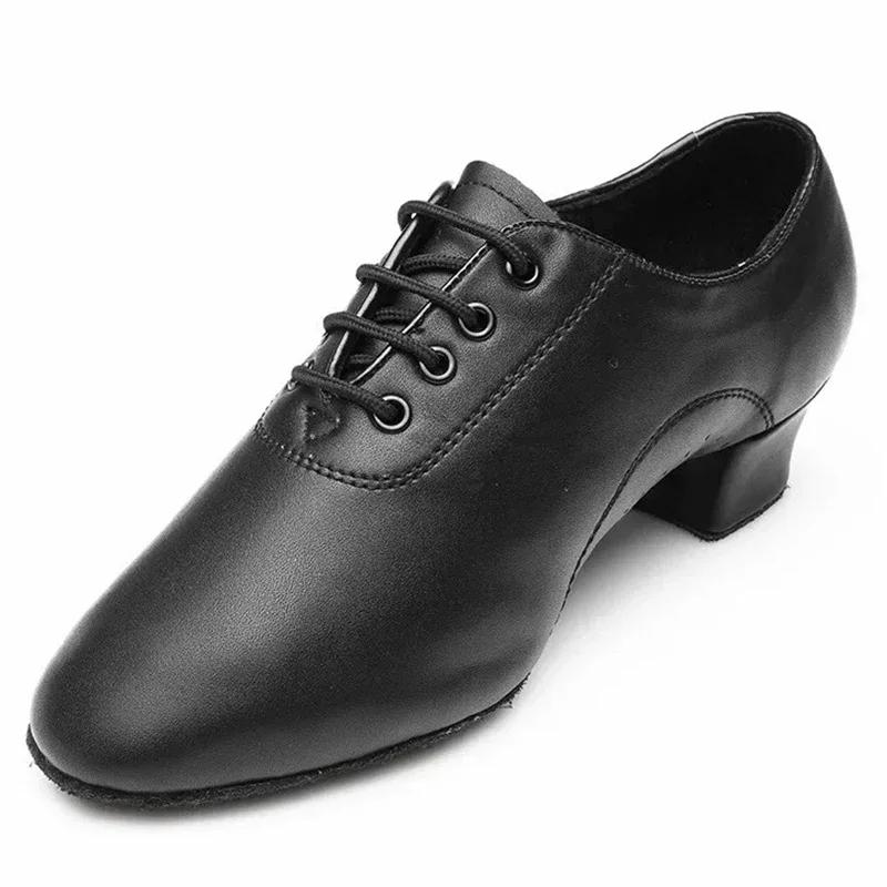 New Men's Latin Dance Shoes Ballroom Tango Man latin dancing Shoes For Man Boy Kids Dance Sneakers Jazz 3.5cm Heels Size 24-45