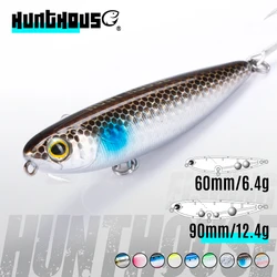 Hunthouse-Flutuante Lápis Fishing Lure, Isca de superfície dura, Wobblers Trolling, água salgada Bass Tackle, WTD, 100mm, 17,1g