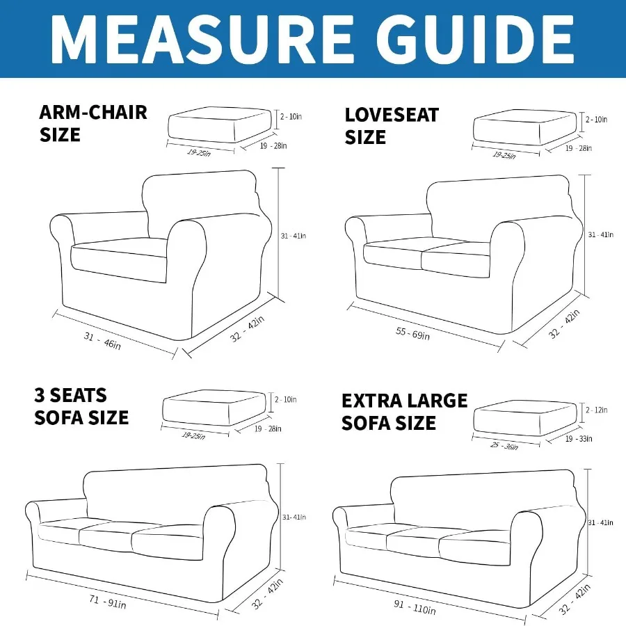 2025年新作 4ピース ソファカバー 3クッションソファ用 超伸縮 厚手 ソフト ソファカバー 滑り止め ソファカバー 犬 猫 家具用