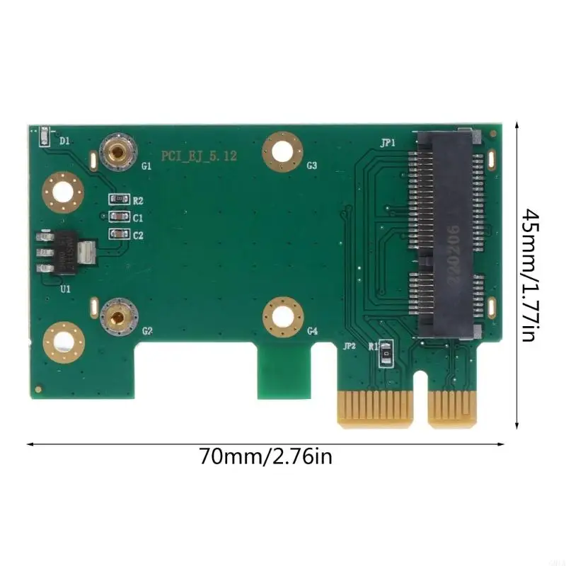 G8TA Mini PCIe to PCI-E Беспроводная карта PCI-для Wi-Fi-адаптер Green Edition Card Card Iron Sheet Portable SQWF
