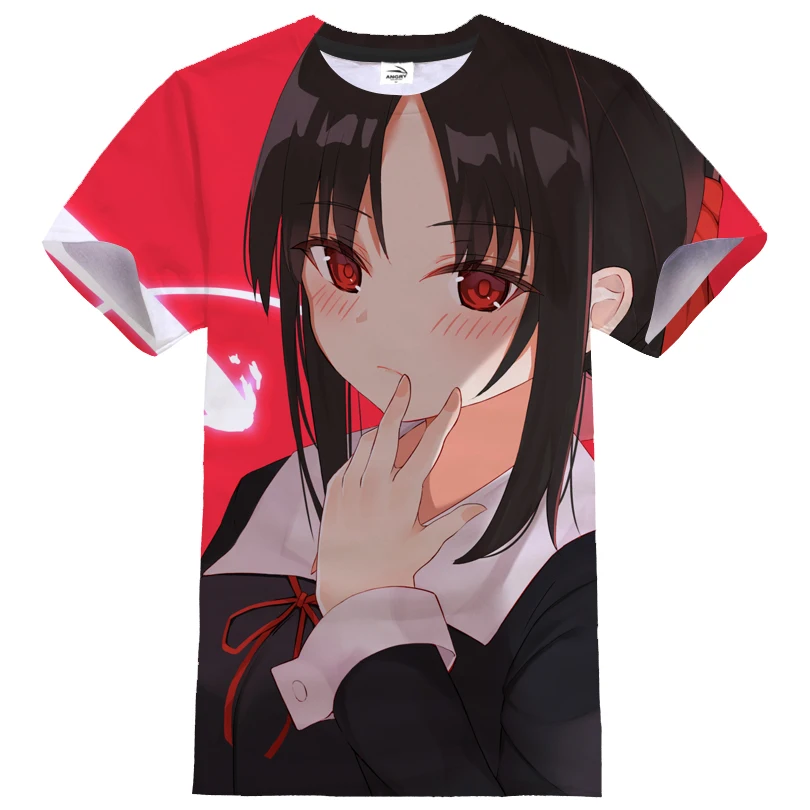 New 2023 Anime Love Is War 3D Print T-shirt Fashion Streetwear Men Women Sport Casual T Shirt Kawaii Girl Hip Hop Tees Tops