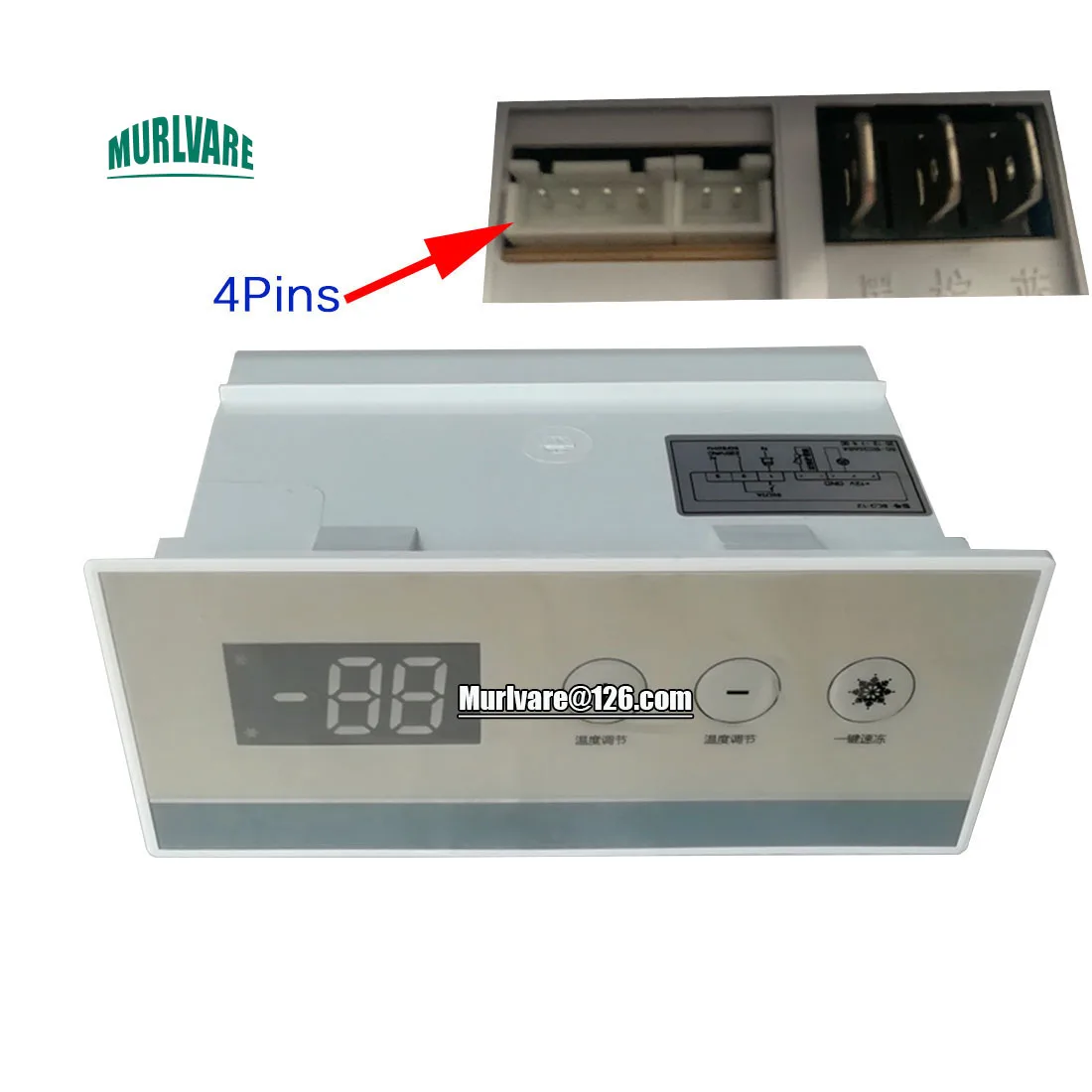 

Freezer Spare Parts Computer Board Temperature Control 4 PIN BCD-12 Thermostat For XINGX Freezer