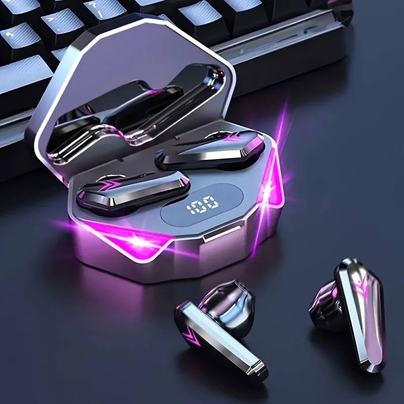 X15 TWS Wireless Bluetooth Headset LED Display Gamer Earbuds with M...