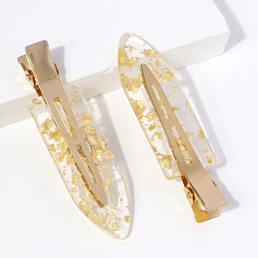 

10Pcs Hair Clips for Women No Crease Glitter Styling Clips No Bend for Bangs Makeup Sectioning Nonslip Grip Trendy Elegant