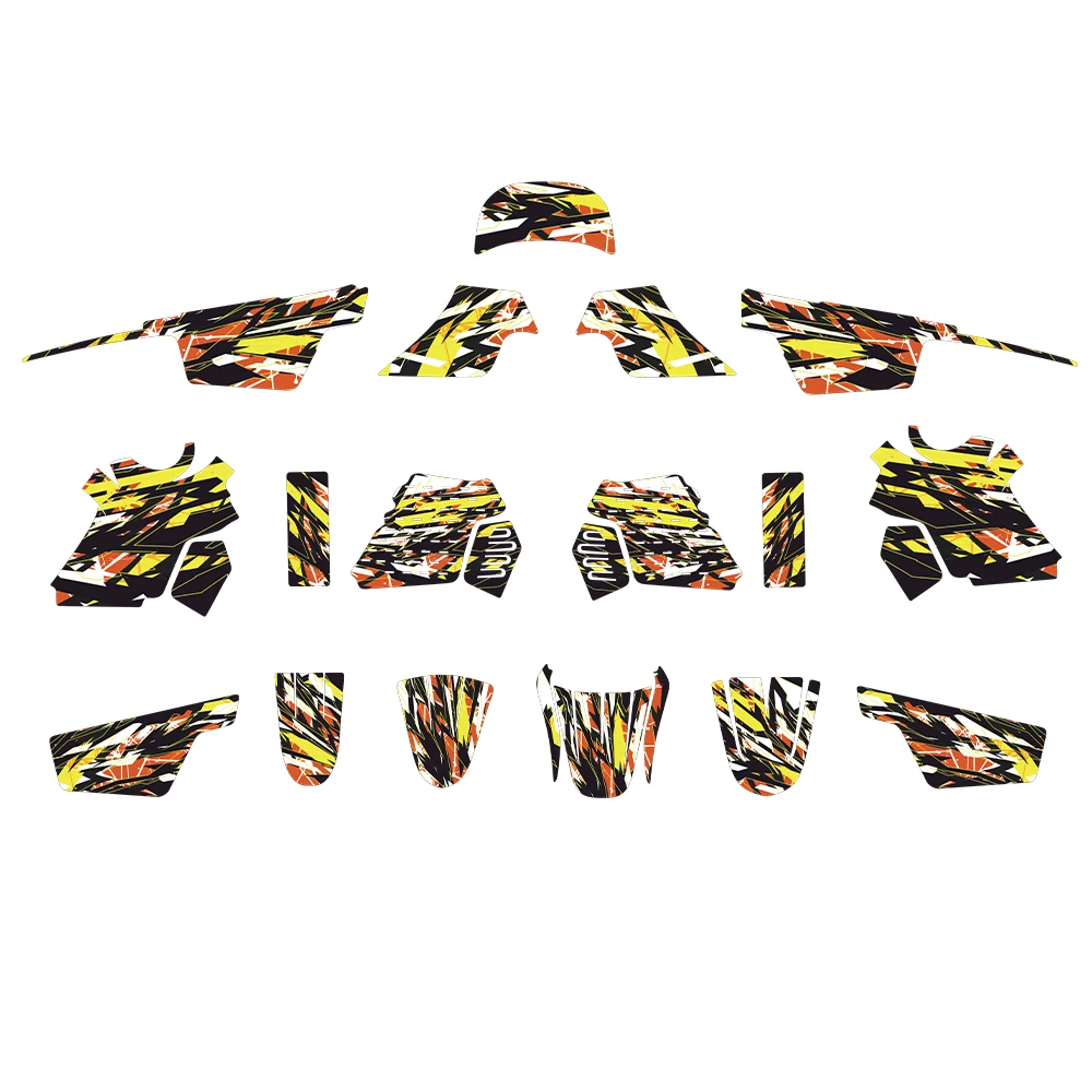 New Style Motorcycle Fairing Graphics Backgrounds Decals Stickers Kit Personality Customize  Fit For PW50 PW 50