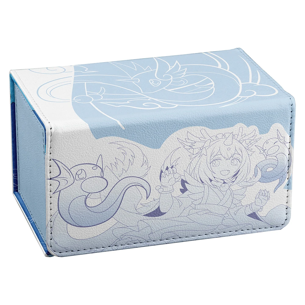 Сделай сам Ю-Ги-О! Коробка для хранения карт Dragonmaid Laundry Ygo, кожаная коллекция Dragonmaid, защитная коробка для карт, подарок для карт в стиле аниме