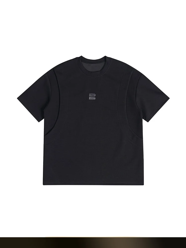 

Американская ретро-футболка с принтом, летняя новинка, свободная повседневная футболка с коротким рукавом из полиэстера, хлопка и спандекса, с круглым вырезом, стандартной длины.