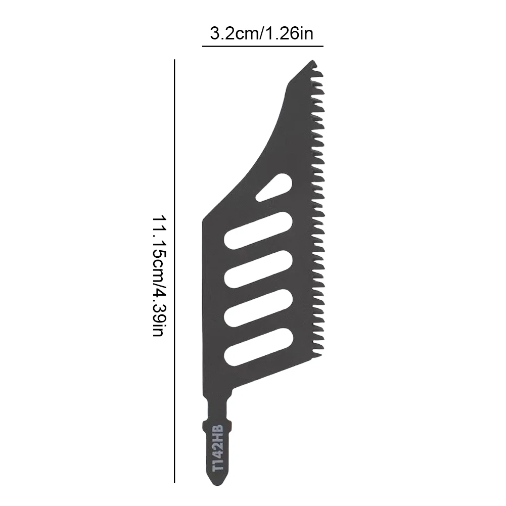 5 pièces lame de scie sauteuse lames de scie à chantourner de forme spéciale tige en T jeu de lames de scie sauteuse universelles pour bois aluminium espaces serrés