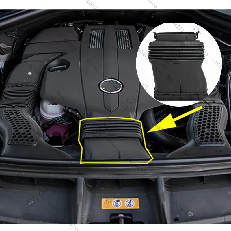 Ventilation Duct of the Fan Guide Cover Air Intake Hose 1665000161 For Mercedes-Benz C292 W166-GLE X166-GLS W166-ML Chassis