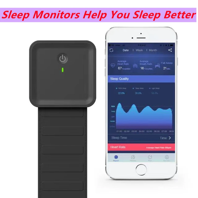 The Multifunctional Bluetooth Sleep Monitor Detects Various Health Data And Records It At Any Time In Dreams