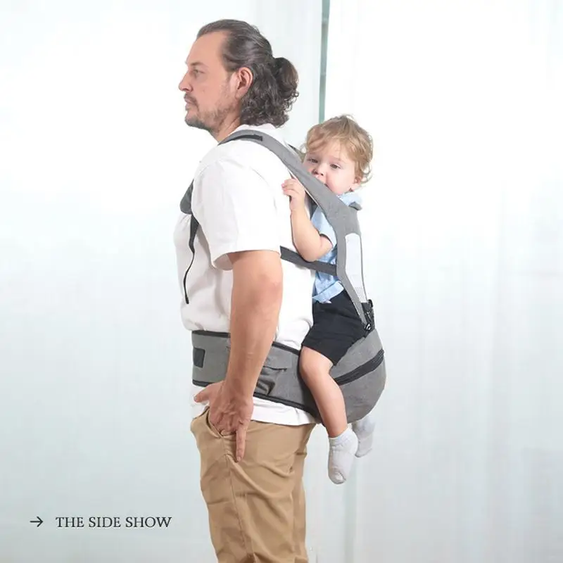 Multi-function Infant Sling Wrap Waist Stool Ergonomic Kangaroo Infant Baby Carrier Backpack With Hip Seat For Outdoor Traveling