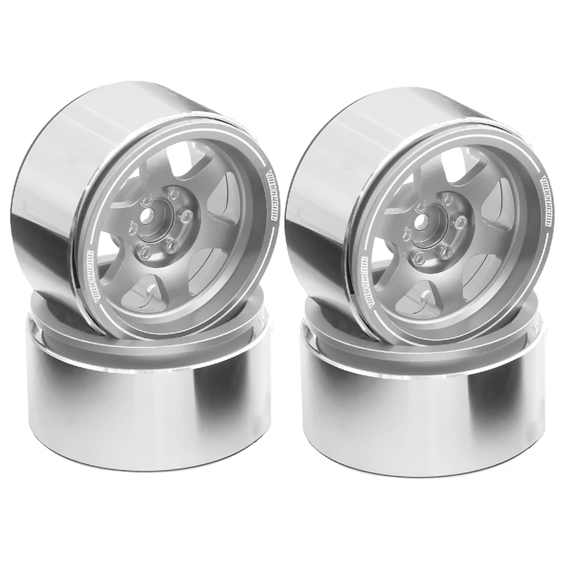 4 Stuks Metalen 2.2 Inch Beadlock Velgen Hub Voor 1/10 1/8 CROSSRC SXC10 TRX4 RC Auto Upgrade Onderdelen
