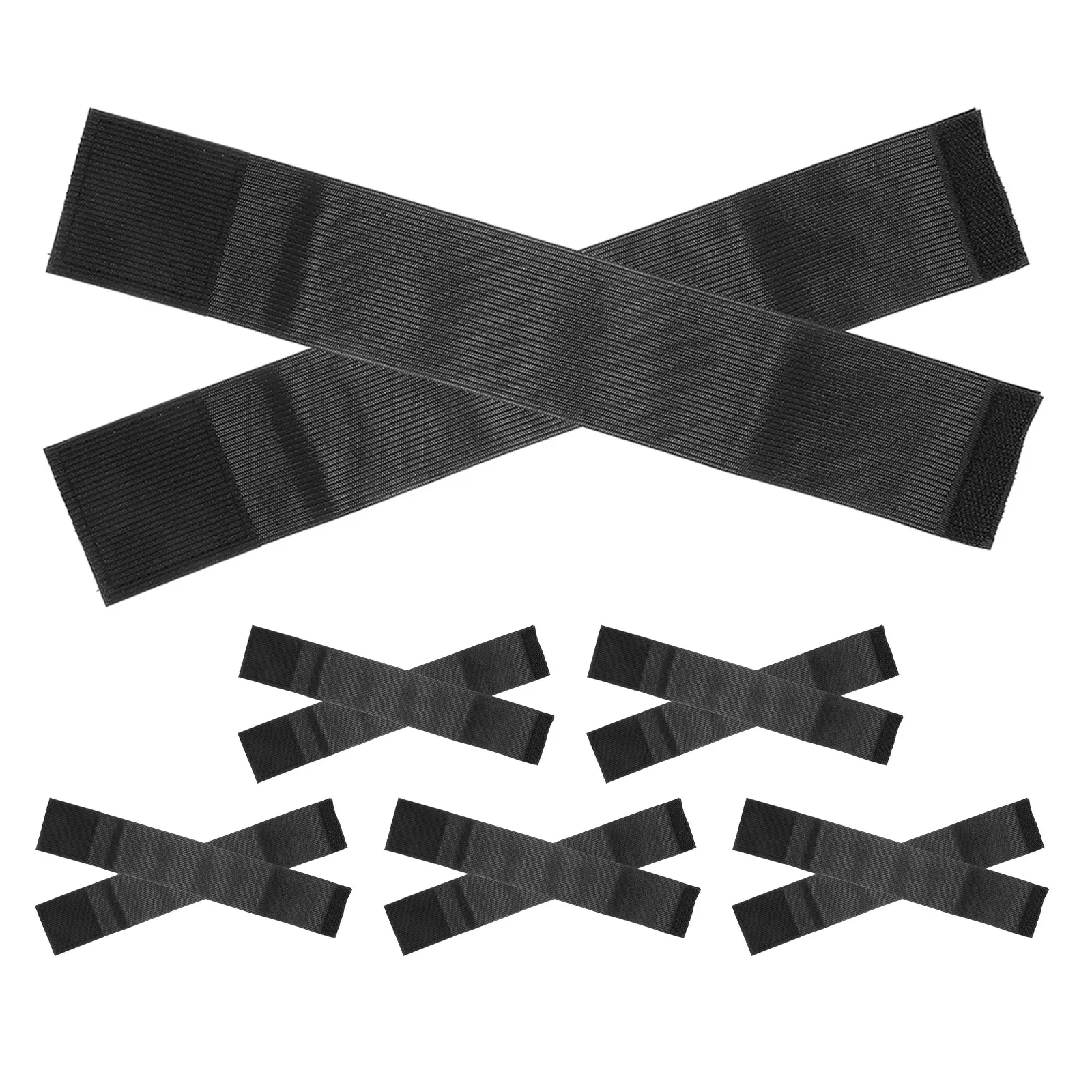 

12Pcs Mourning Armbands Black Elastic Adjustable Funeral Bands Soccer Football Captains Memorial Funeral Team Sport Prayer Bands